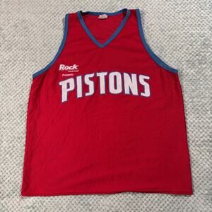 VTG Detroit Pistons Men's Mesh Light Basketball Practice Jersey Sz XL